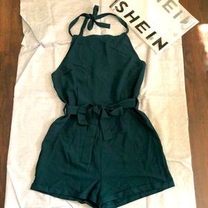 One piece halter jumpsuit size L